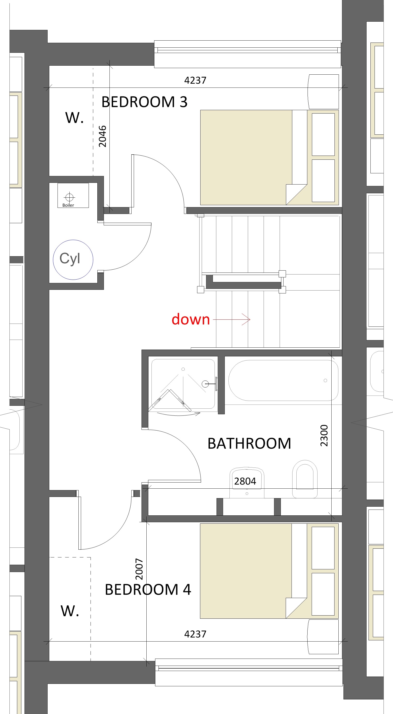 Plot 46 Second Floor Townhouse - Fairgrove